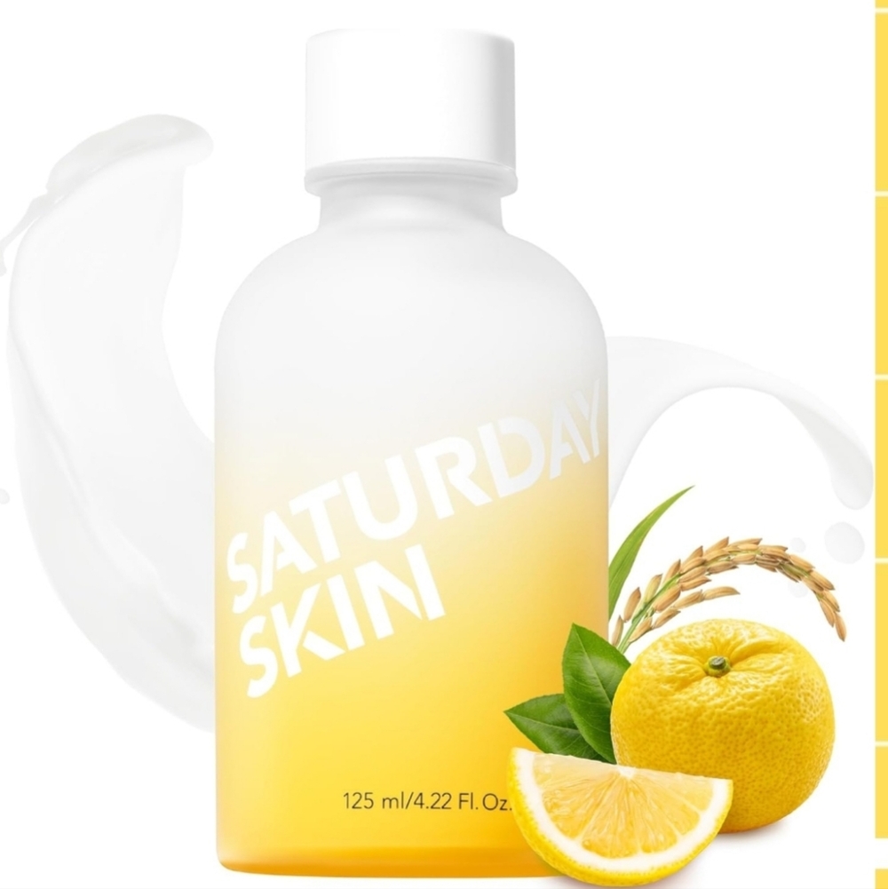 NIB Saturday Skin 7 Peptide Yuzu Vitamin C Bright Toner - SEALED